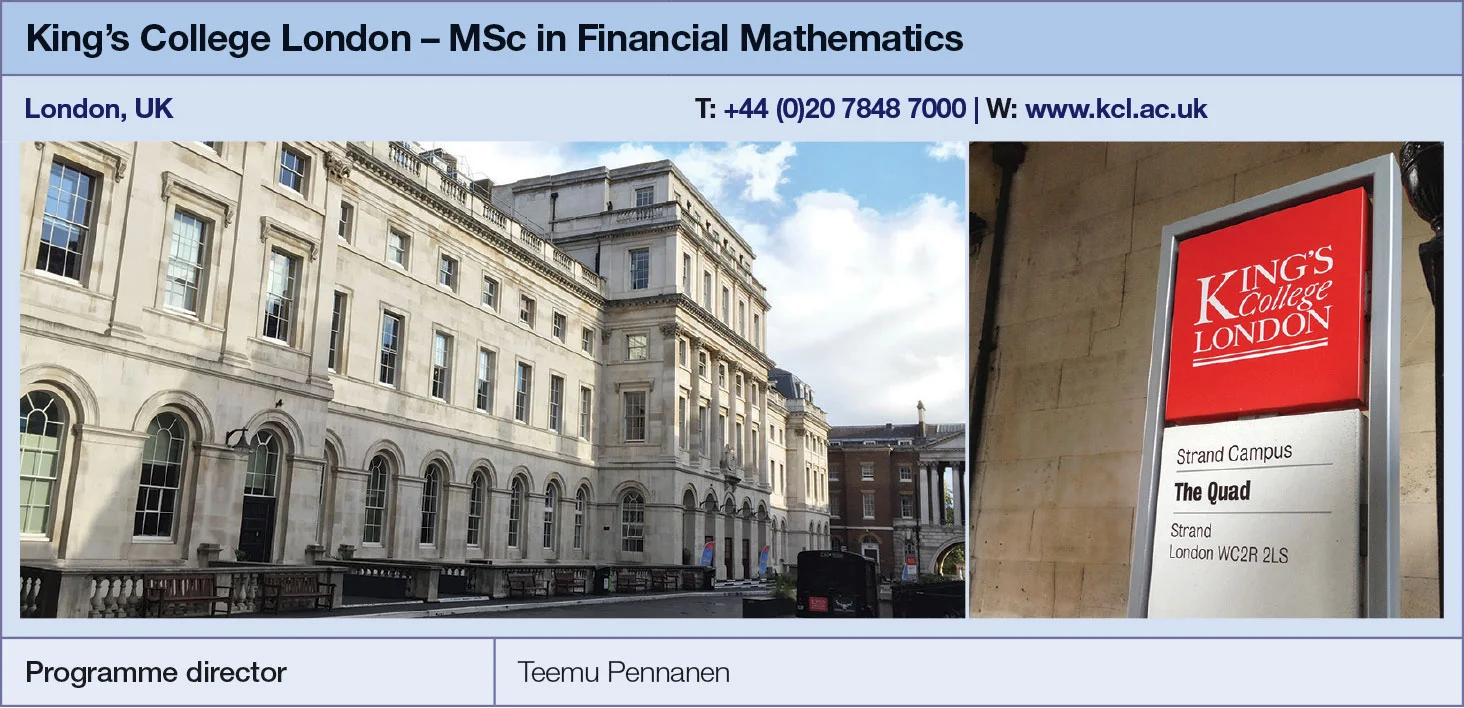 King’s College London metrics