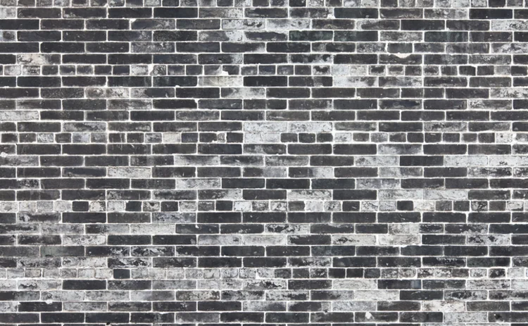 Grey brick wall