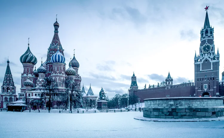 Moscow snow