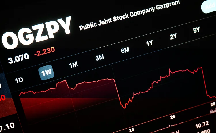 Gazprom selloff