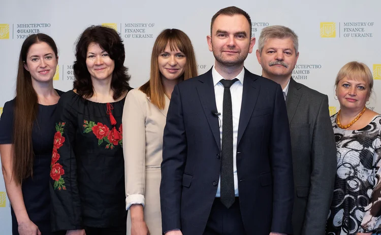 L to R: Natalia Volkovska, Polina Yarova, Alla Danylchuk, Yuriy Butsa, Sergii Baranov and Tetiana Krasovska