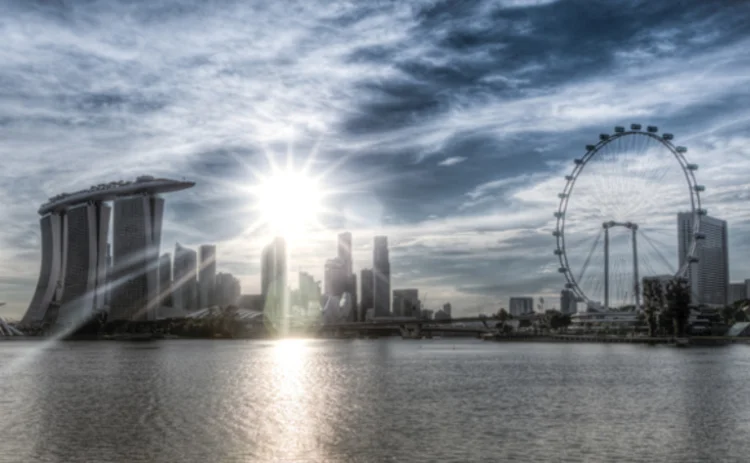 Singapore city skyline