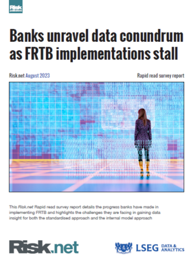 Banks unravel data conundrum as FRTB implementations stall