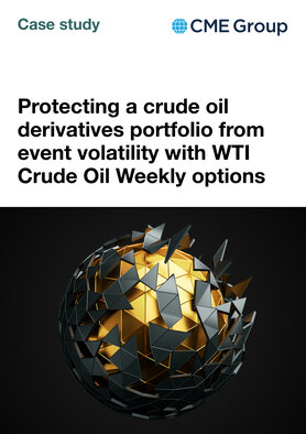 Protecting a crude oil derivatives portfolio from event volatility with WTI Crude Oil Weekly options